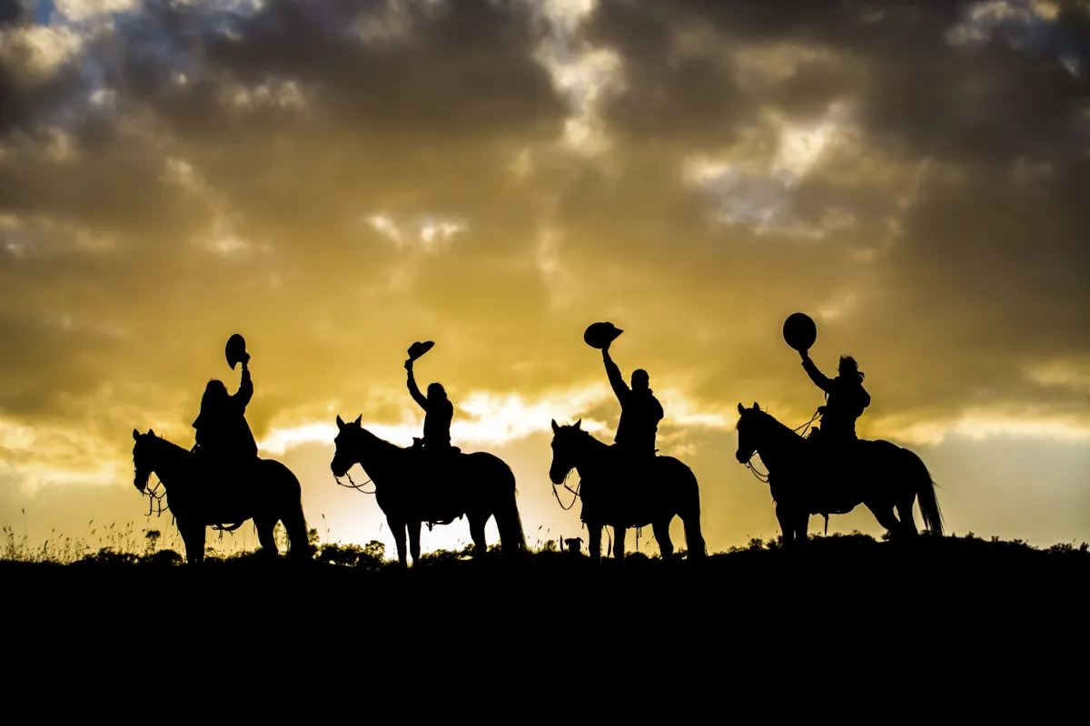 Historia de los gauchos en la Argentina.
