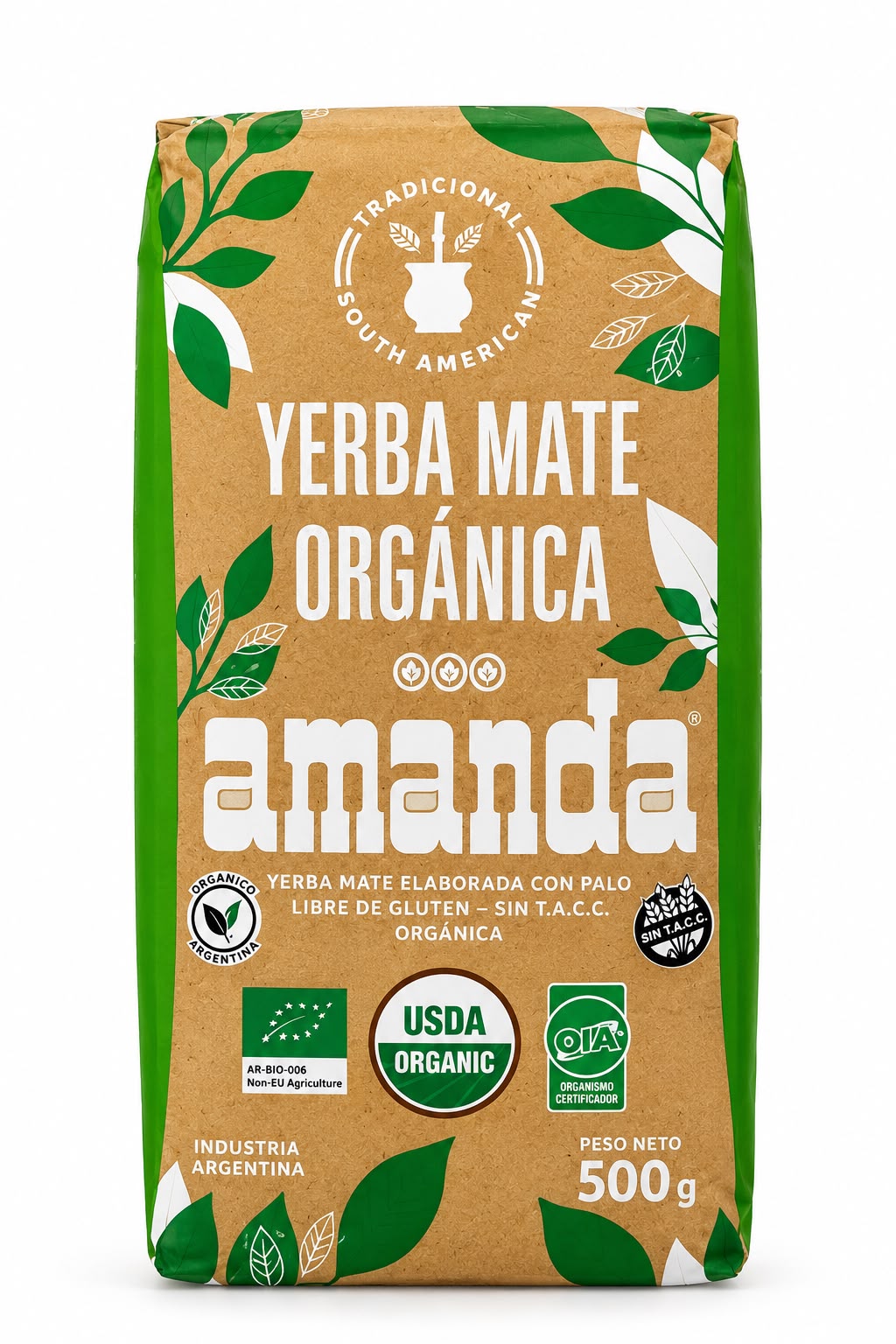 Yerba Mate Amanda Orgánica 500 gr