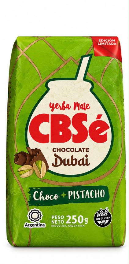 Yerba Mate CBSé Chocolate Dubai 250 Gr
