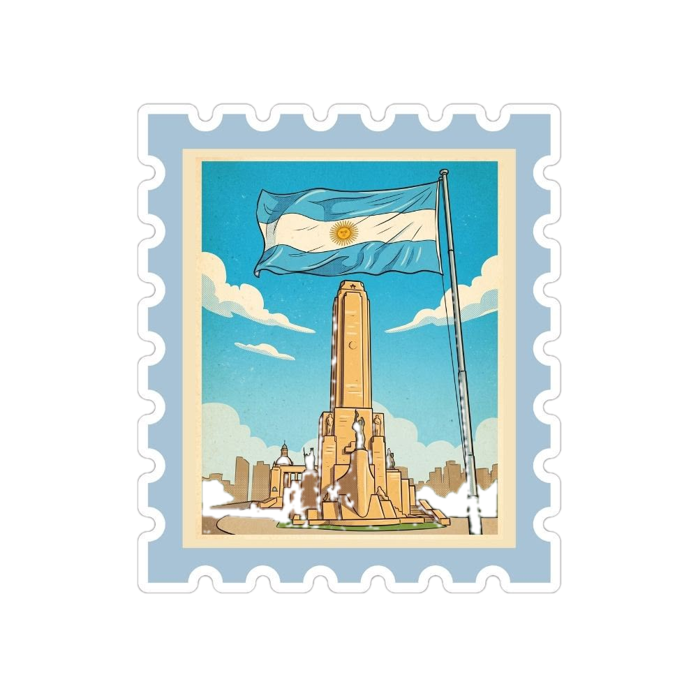 Pegatina Rosario Estampilla