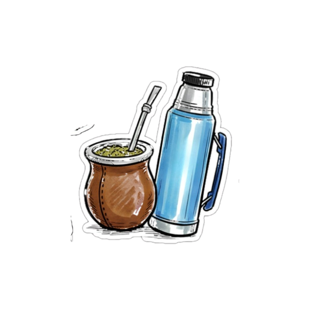 Pegatina Mate y Termo