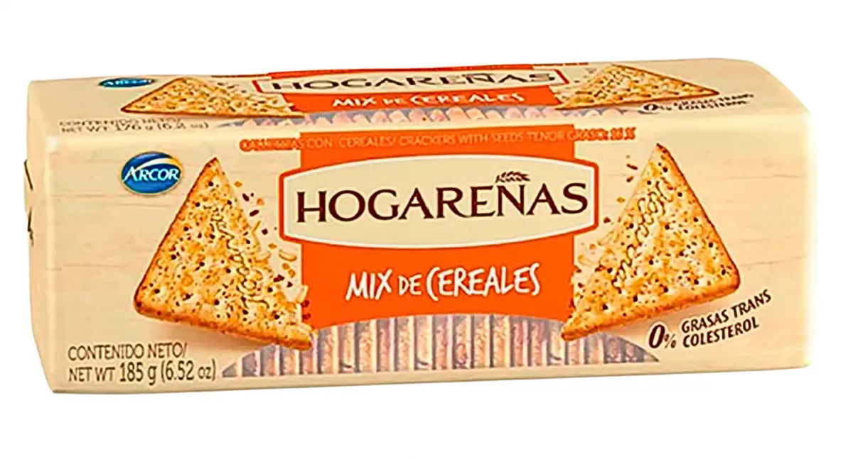 Galletitas Hogareñas Mix de Cereales 185 gr