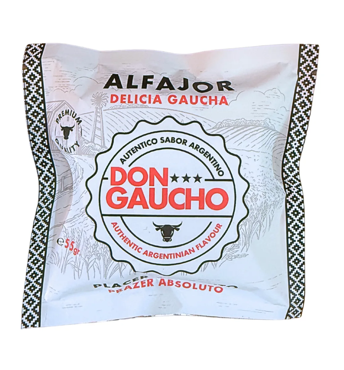 Alfajor Don Gaucho Chocolate Blanco unidad