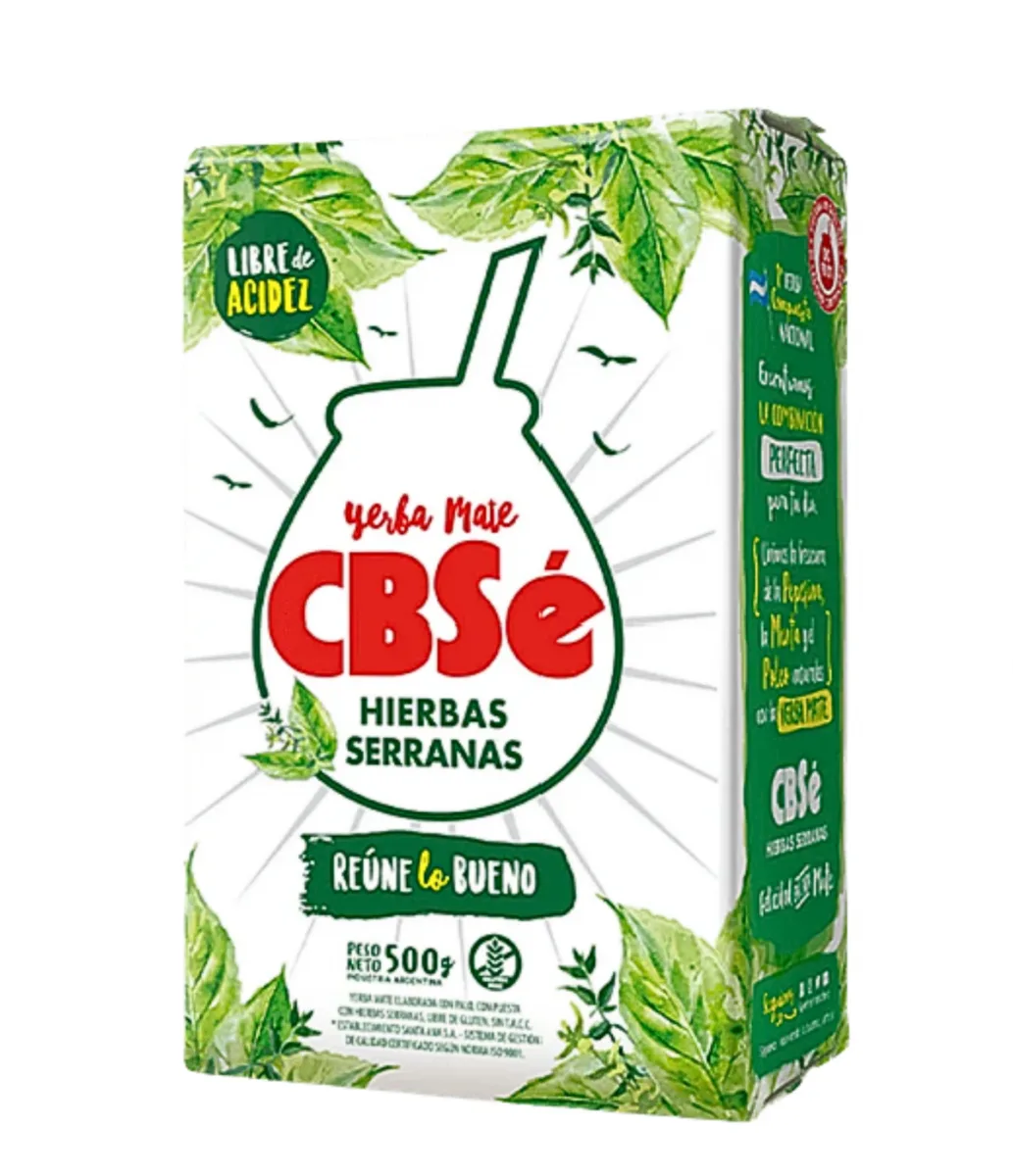 Yerba Mate CBSE Hierbas Serranas 500 gr