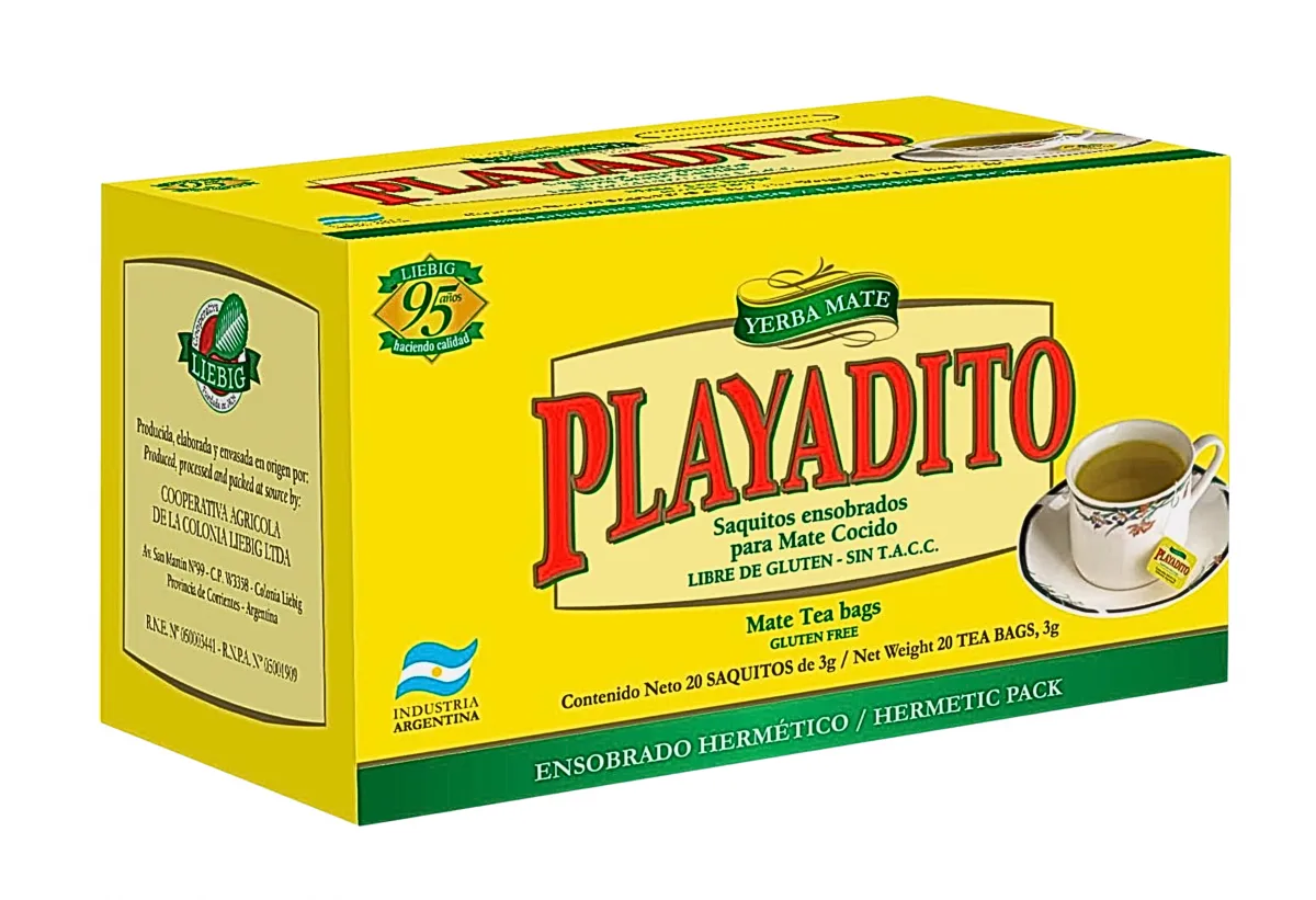 Mate cocido Playadito x 20 saquitos