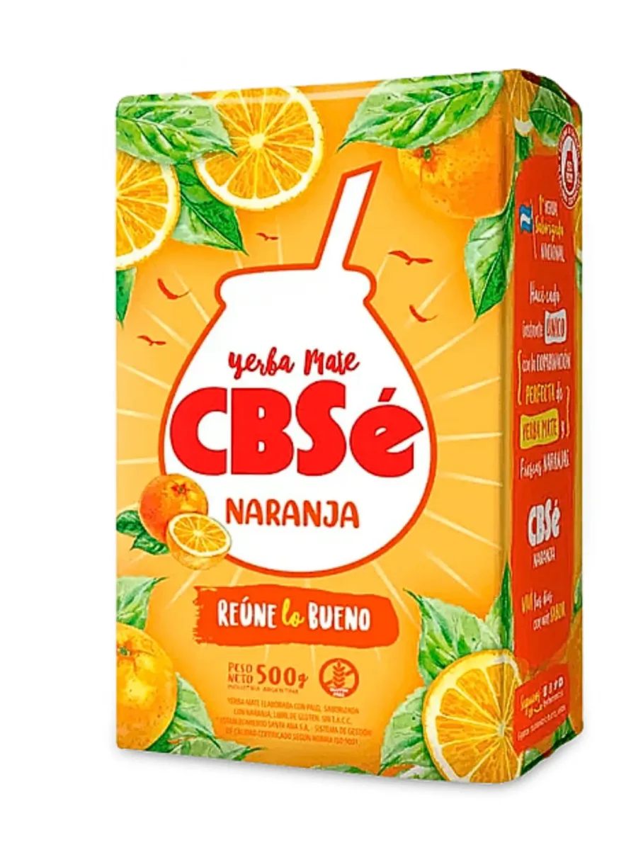 Yerba Mate CBSE Naranja 500 gr