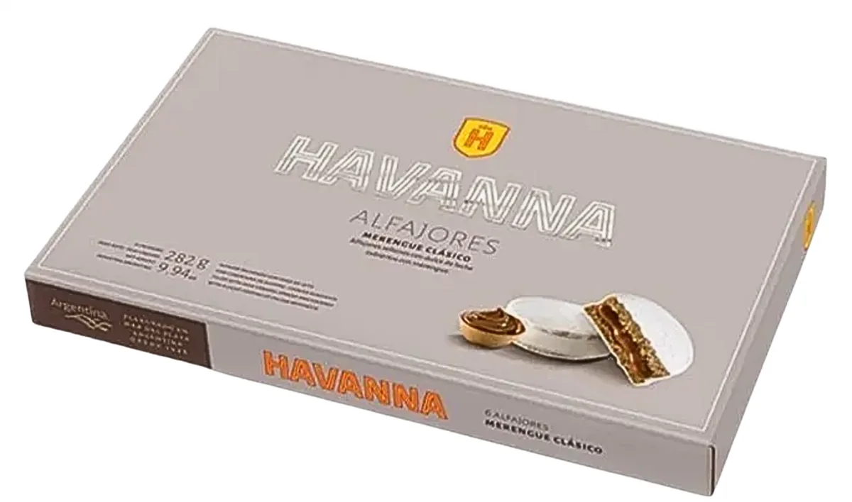 Alfajores Havanna Merengue 6 unidades (Caja)