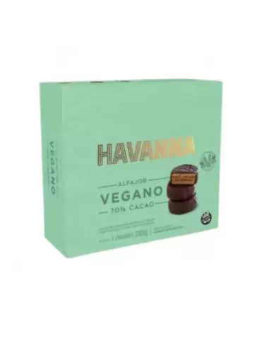 Alfajores Havanna Veganos 4 Unidades (Caja)